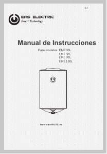Manual de uso EAS Electric EME80L Calentador de agua