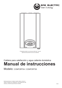 Manual de uso EAS Electric CONFORT24 Caldera de calefacción central