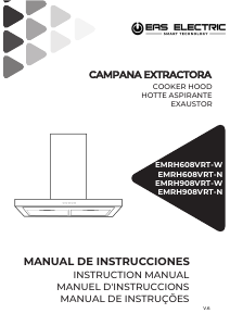 Manual de uso EAS Electric EMRH608VRT-W Campana extractora