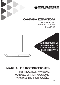 Manual de uso EAS Electric EMRH908VRT-W Campana extractora