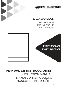 Manual EAS Electric EMD12X3-V1 Dishwasher