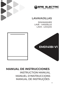 Manual de uso EAS Electric EMD141BI-V1 Lavavajillas