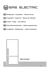 Bedienungsanleitung EAS Electric EMC197ASDX Kühl-gefrierkombination