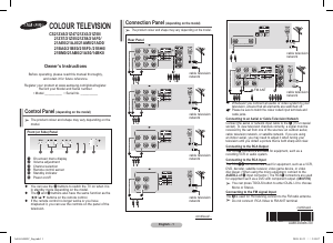 Manual Samsung CS14B500KT Television
