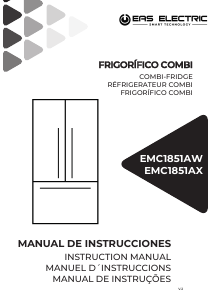 Manual de uso EAS Electric EMC1851AW Frigorífico combinado