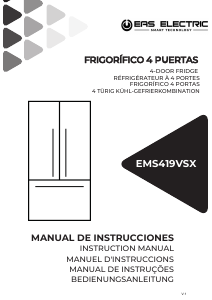 Manual de uso EAS Electric EMS419VSX Frigorífico combinado