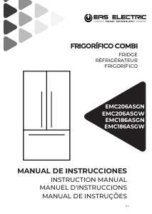 Manual de uso EAS Electric EMC206ASGW Frigorífico combinado