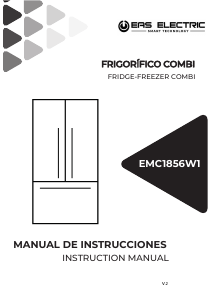 Manual de uso EAS Electric EMC1856W1 Frigorífico combinado