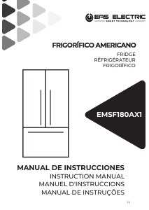 Mode d’emploi EAS Electric EMSF180AX1 Réfrigérateur combiné