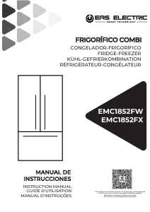 Manual EAS Electric EMC1852FW Frigorífico combinado