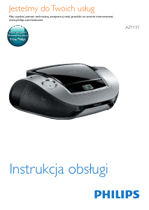 Instrukcja Philips AZ1137 Odtwarzacz CD