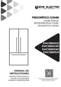 Manual de uso EAS Electric EMC1880AX1 Frigorífico combinado