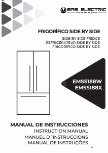 Manual EAS Electric EMSS188W Fridge-Freezer