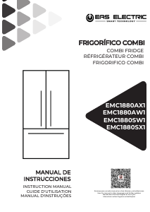 Manual de uso EAS Electric EMC1880AW1 Frigorífico combinado