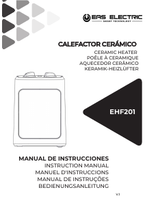 Manual de uso EAS Electric EHF201 Calefactor