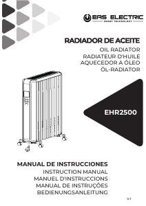 Manual de uso EAS Electric EHR2500 Calefactor