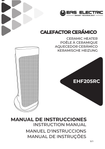Manual de uso EAS Electric EHF205RC Calefactor