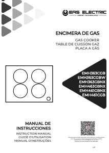 Mode d’emploi EAS Electric EMH363GBNX Table de cuisson