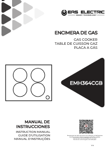 Handleiding EAS Electric EMH364CGB Kookplaat