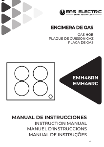 Manual de uso EAS Electric EMH46RN Placa