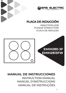 Handleiding EAS Electric EMIH280-3F Kookplaat