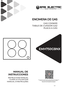 Manual de uso EAS Electric EMH750GBNX Placa