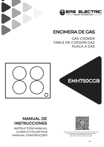 Manual de uso EAS Electric EMH750CGB Placa