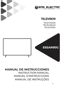 Manual de uso EAS Electric E65AN90G Televisor de LED