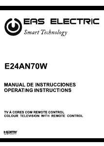 Manual de uso EAS Electric E24AN70 Televisor de LED