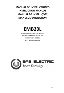 Manual de uso EAS Electric EMB20L Microondas