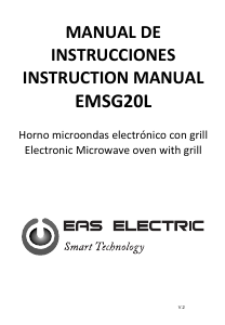 Manual de uso EAS Electric EMSG20L Microondas