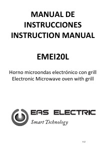 Manual de uso EAS Electric EMEI20L Microondas