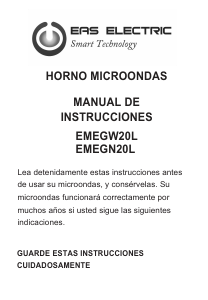 Manual de uso EAS Electric EMEGW20L Microondas