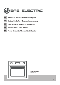 Manual EAS Electric EMV75TVP Forno