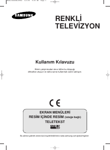 Kullanım kılavuzu Samsung CW-29M026P Televizyon