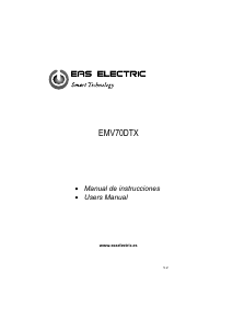 Manual de uso EAS Electric EMV70DTX Horno