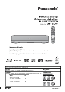 Instrukcja Panasonic DMP-BD10 Odtwarzacz Blu-ray