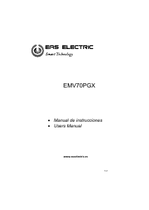 Manual EAS Electric EMV70PGX Oven