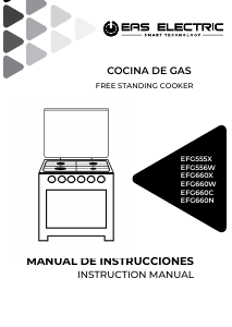 Manual EAS Electric EFG660N Range