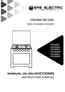Manual de uso EAS Electric EFG555X Cocina