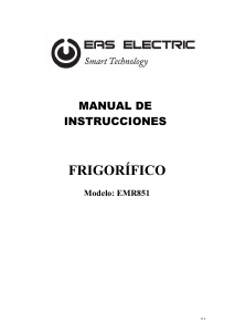 Manual de uso EAS Electric EMR851 Refrigerador