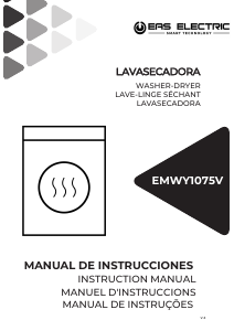 Manual EAS Electric EMWY1075V Máquina de lavar e secar roupa