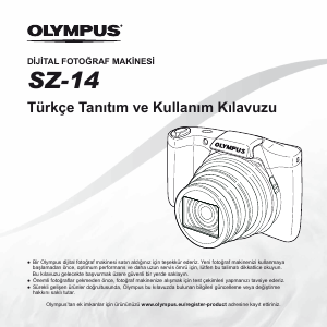 Kullanım kılavuzu Olympus SZ-14 Dijital kamera