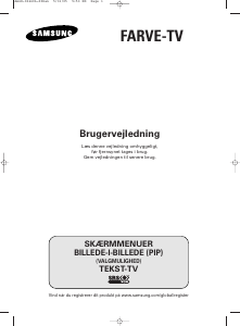 Brugsanvisning Samsung CW-29M166V TV