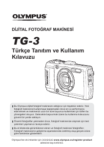 Kullanım kılavuzu Olympus TG-3 Dijital kamera