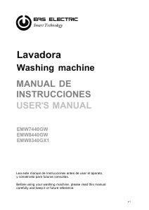 Manual de uso EAS Electric EMW8440GW Lavadora