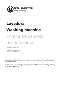 Handleiding EAS Electric EMW1055GW Wasmachine