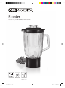 Bruksanvisning OBH Nordica 7610 Zeus Blender