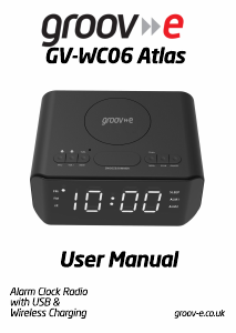 Manual Groov-e GV-WC06 Alarm Clock Radio