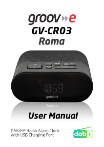 Manual Groov-e GV-CR03 Alarm Clock Radio